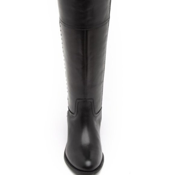 Marc Fisher Galaya Leather Studded Boot Size 6M - Picture 3 of 12